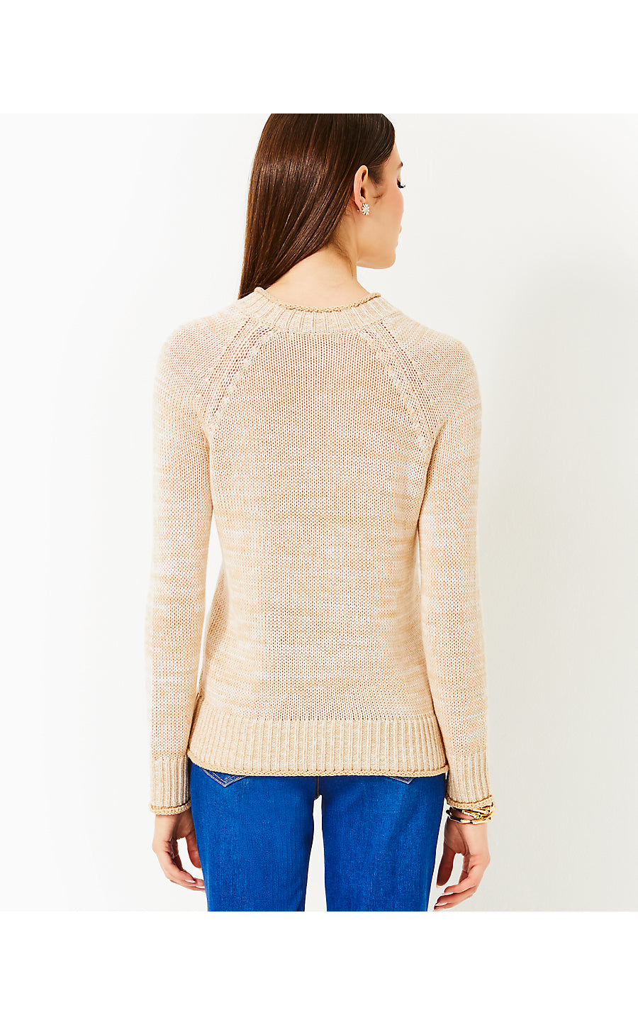 DEBA SWEATER - WICKER TAN MARL