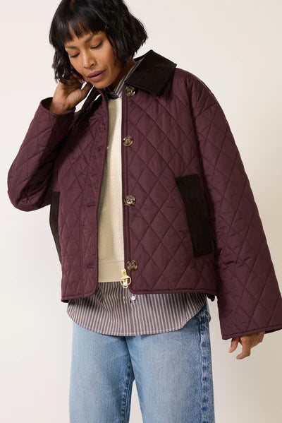 Moria Quilted Jacket- Fig