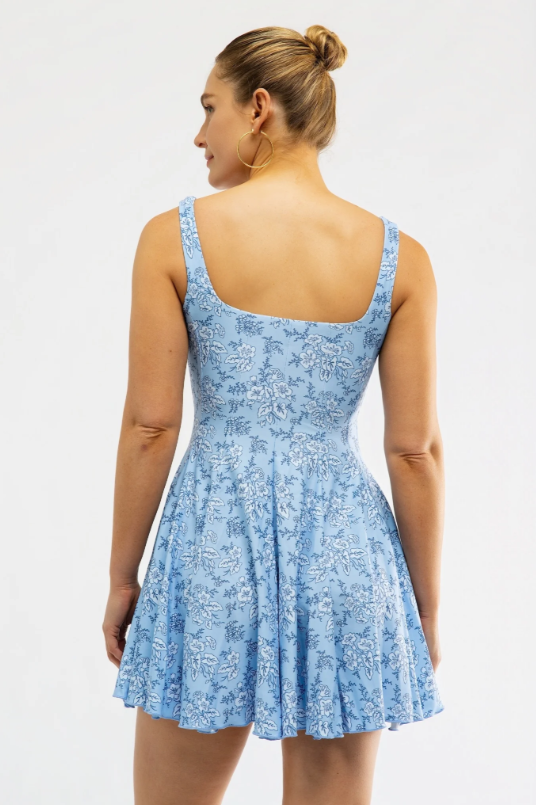 Wells Dress - Raindrop Floral