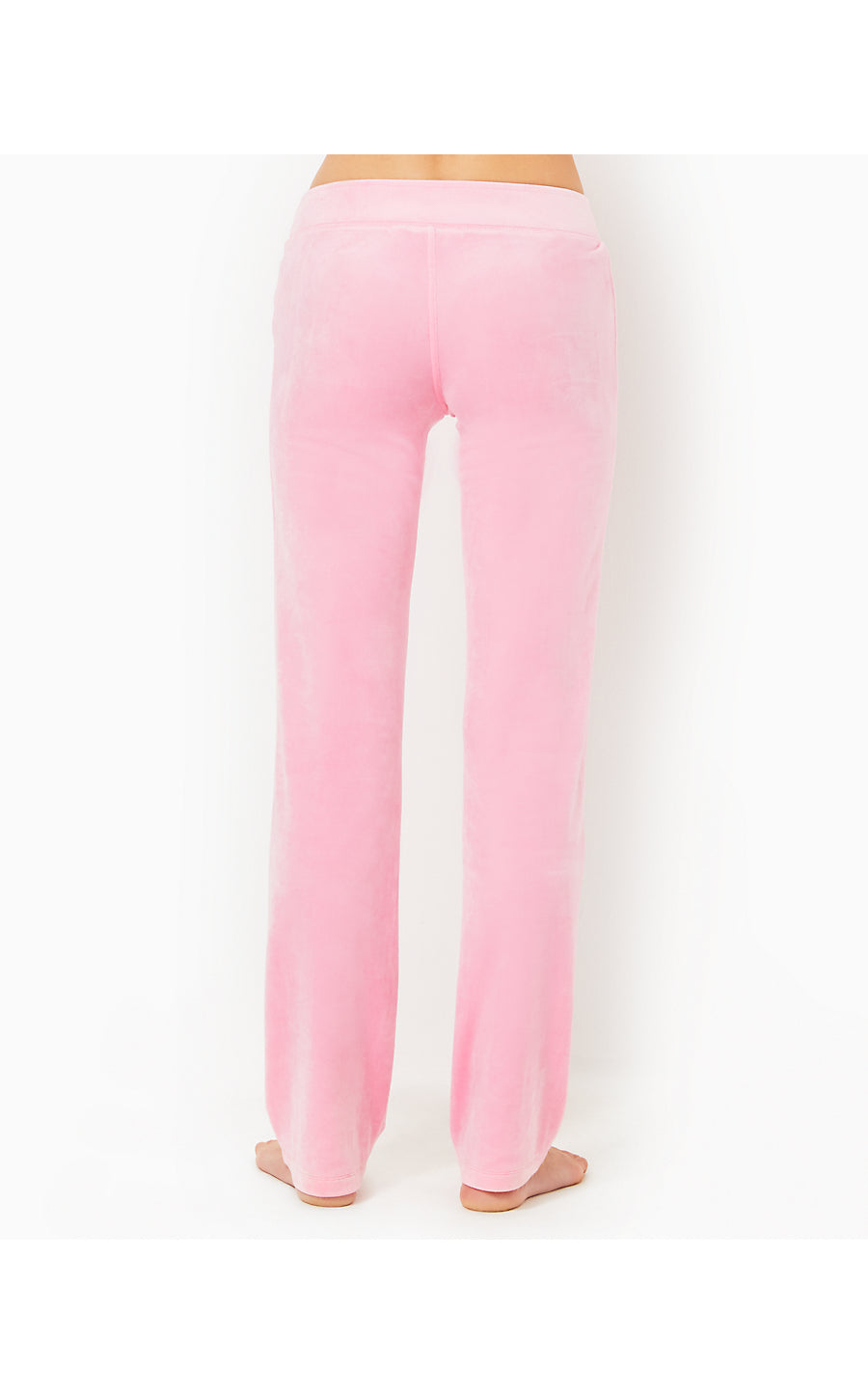 DORSEY VELOUR PANT - CONCH SHELL PINK