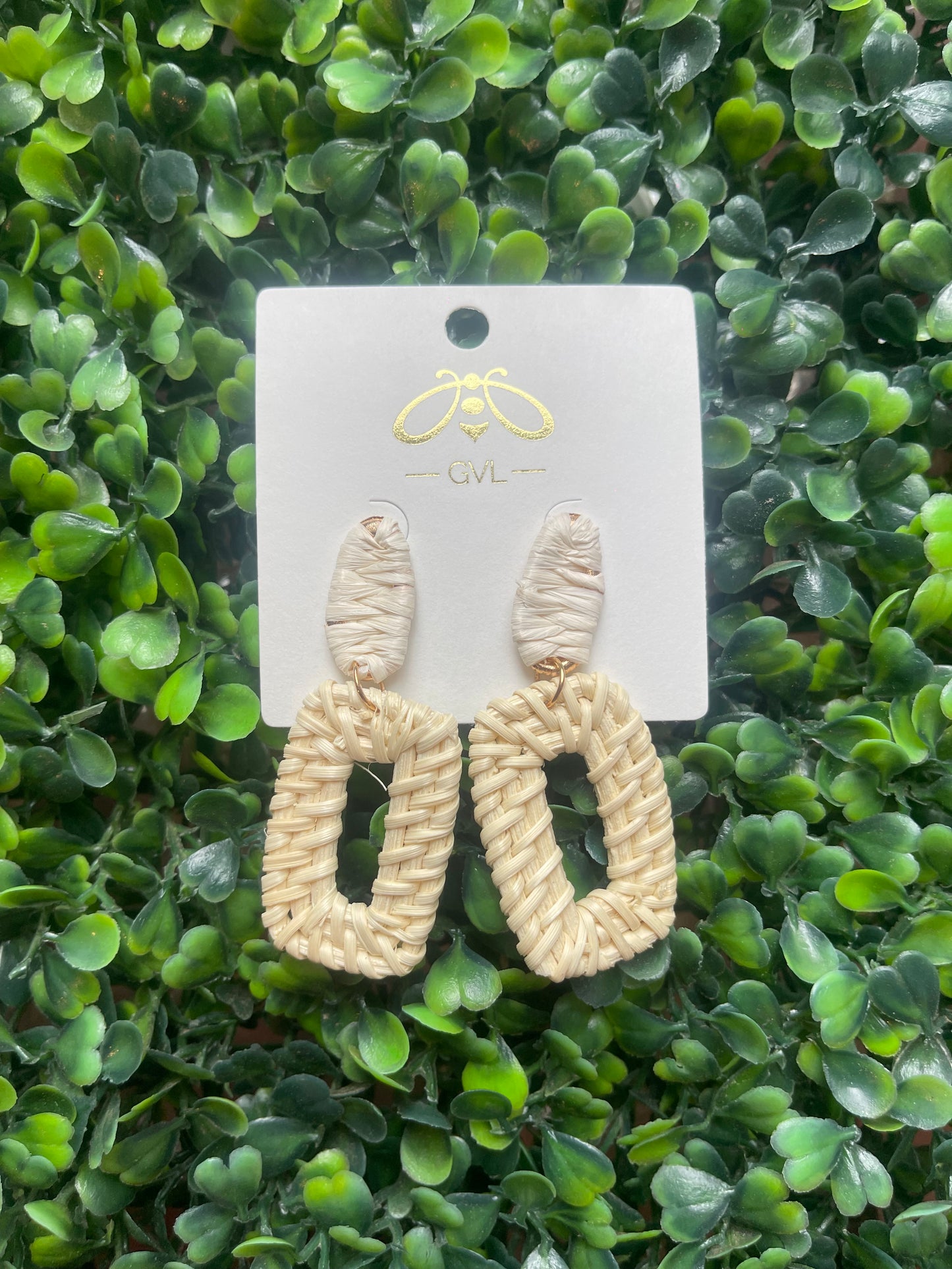 EMMA RATTAN EARRINGS