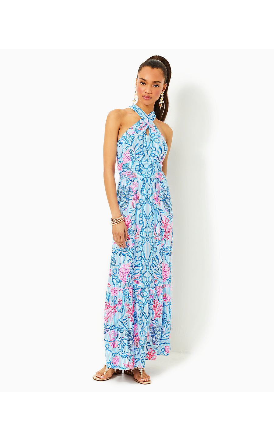 MONTECITO MAXI DRESS - MULTI - NAUT TODAY