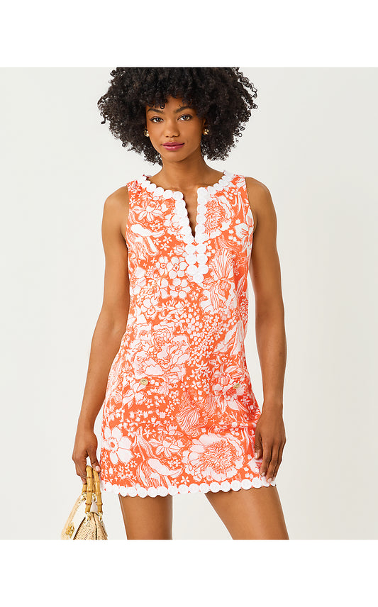 ROMEY SHIFT ROMPER - SUNSET ORANGE - BUDDING ROMANCE