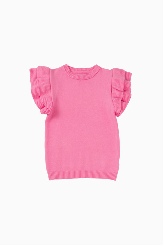 The Annie Tween Sweater - Light Pink