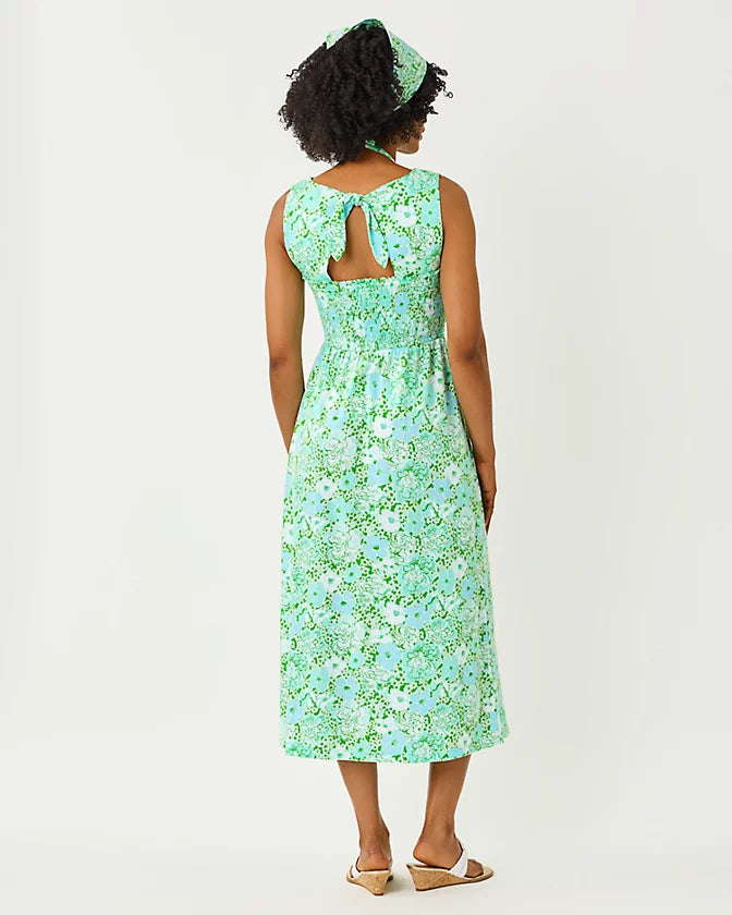FINNLEY MIDI DRESS - MINT CONDITION - BURST OF JOY