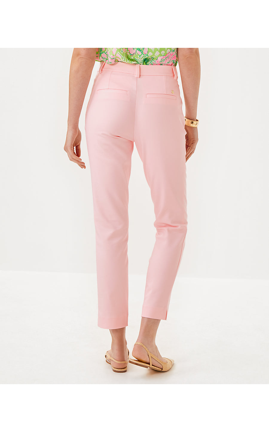 ANA HIGH RISE PANT - PINK MUSE