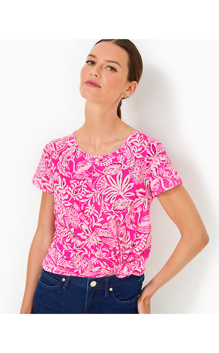 ETTA SCOOP NECK - PASSION FRUIT PINK - ABSOLUTELY FLAMAZING