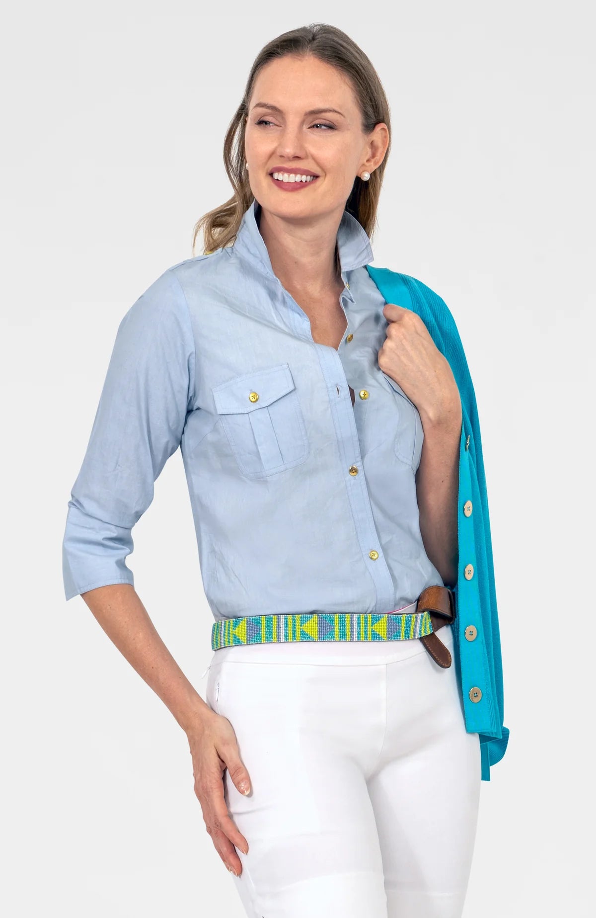 Safari Boyfriend Shirt - Solid