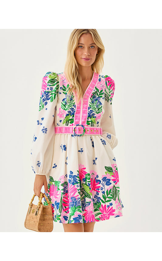 CHYANNA DRESS - MULTI - ENDLESS SUMMERS ENGINEERED WOVEN DRESS