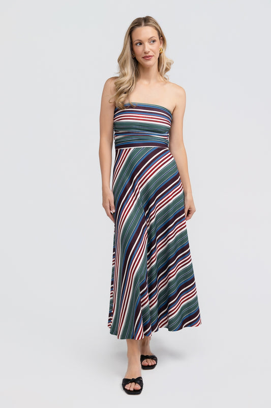 GLORIA DRESS - CREW STRIPE