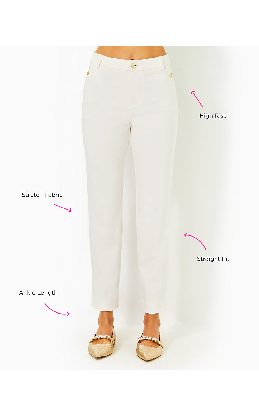 ANA HIGH RISE PANT - COCONUT