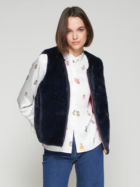 WAISCOAT REVERSIBLE ROSA LANA