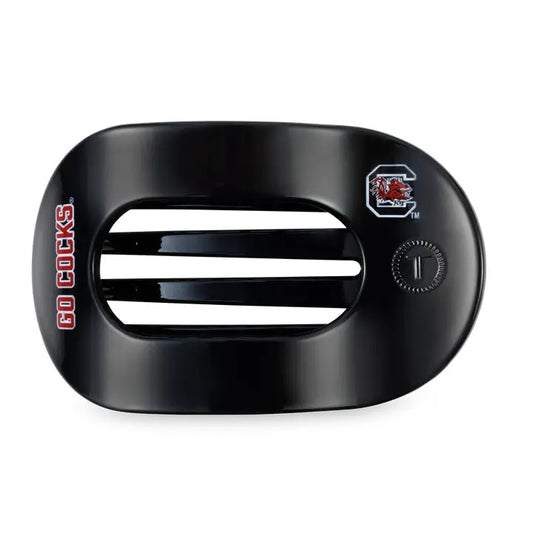 Flat Round Hair Clip | Large | Go Cocks!