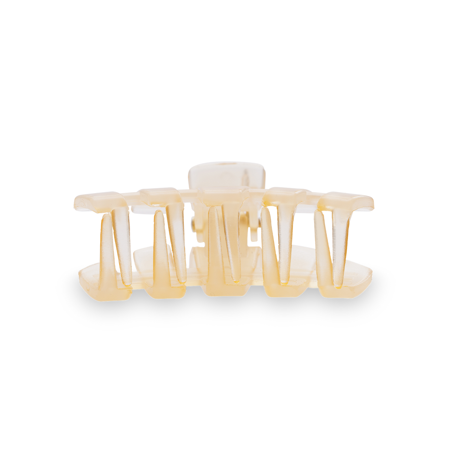 TELETIES - Classic Hair Clip | Tiny | Almond Beige