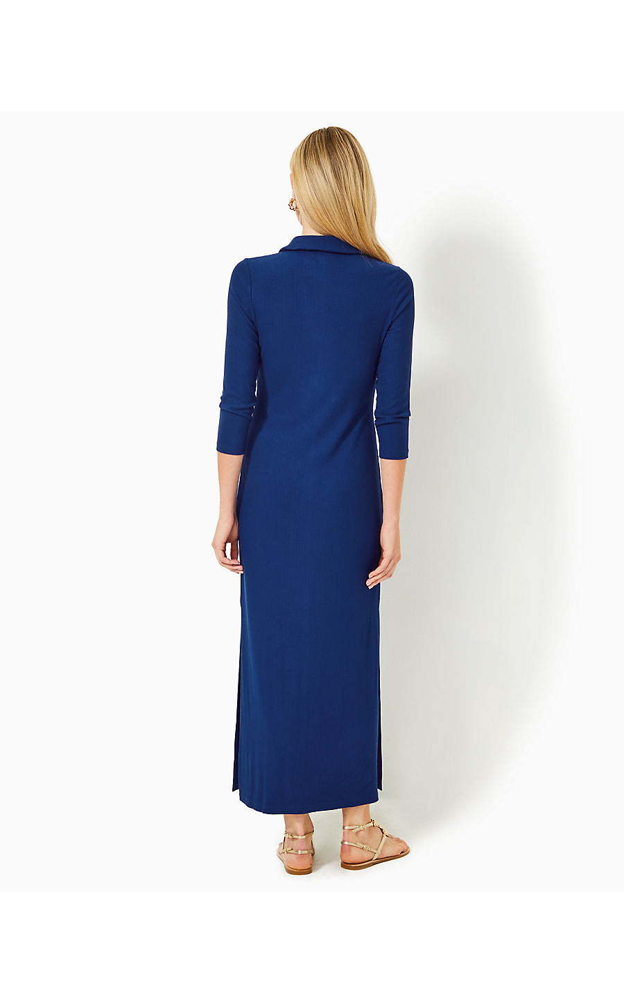 OLLIE MAXI DRESS - BLUE MED