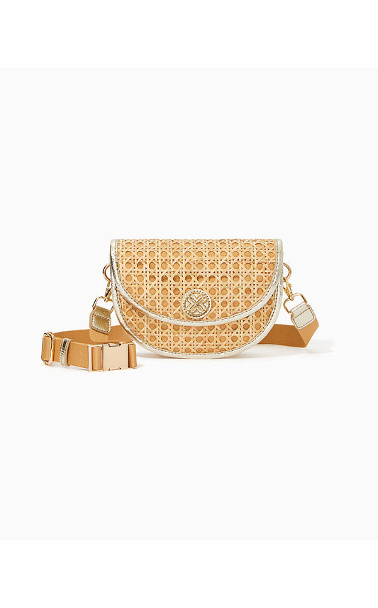 CAMILLE CANE BELT BAG