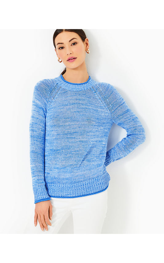 DEBA SWEATER - BLUE STREAM MARL