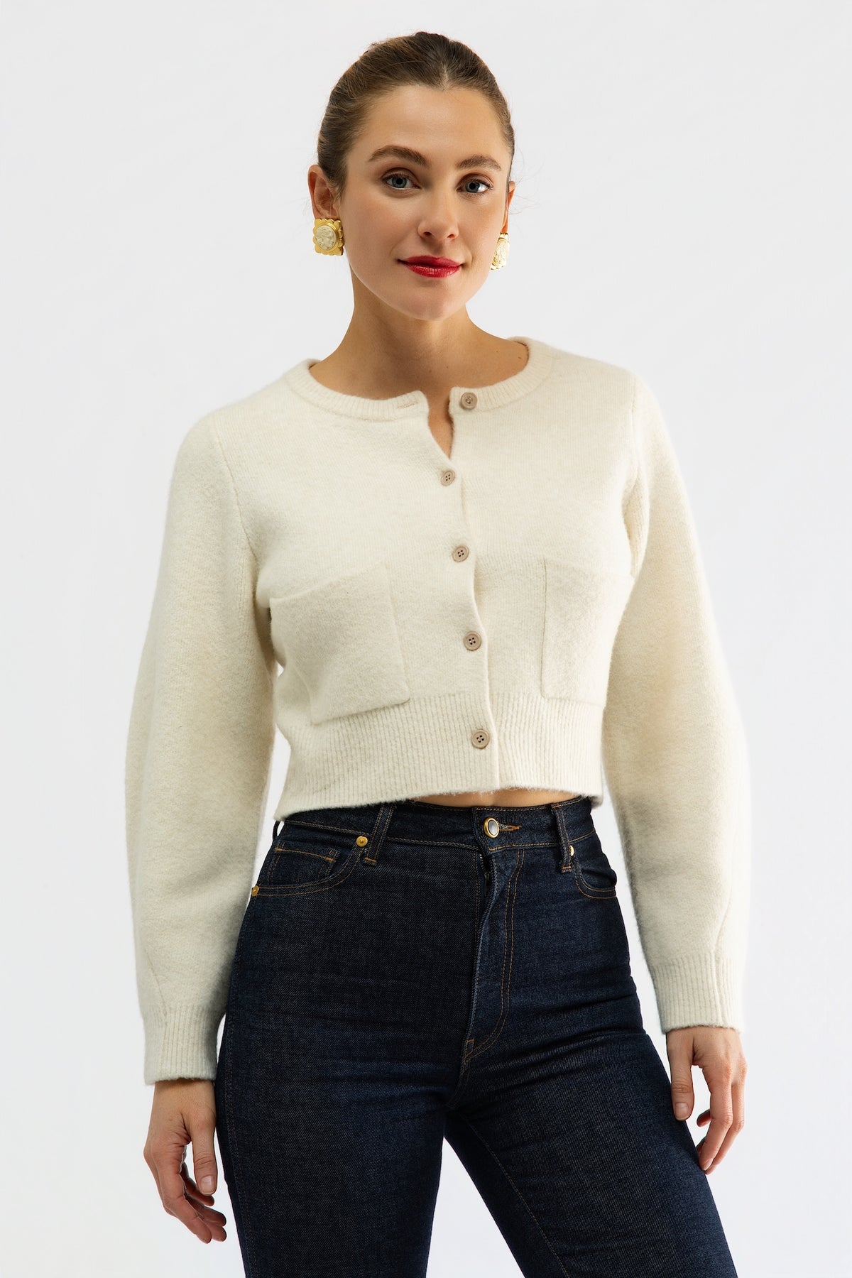 HILDY SWEATER - CREAM