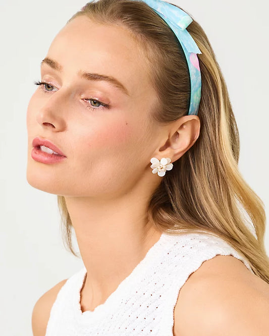 BURST OF JOY EARRINGS-RESORT WHITE