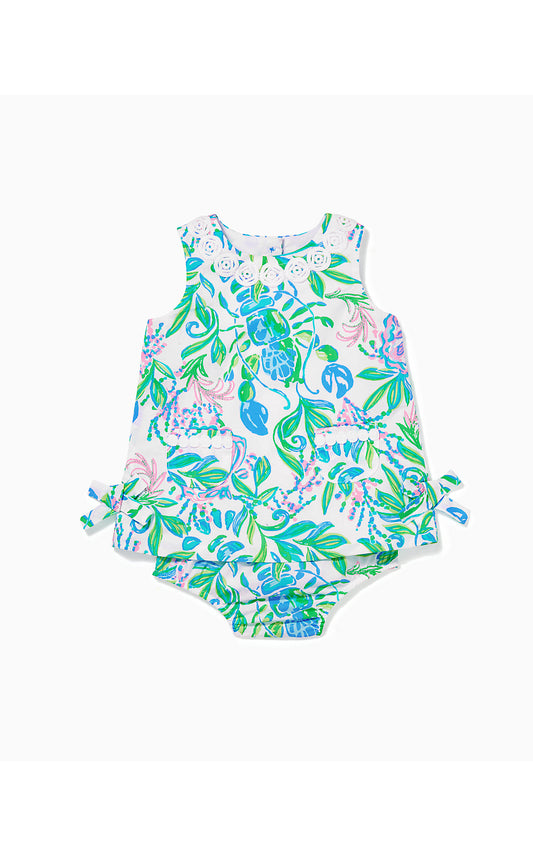 BABY LILLY SHIFT - RESORT WHITE - JUST A PINCH