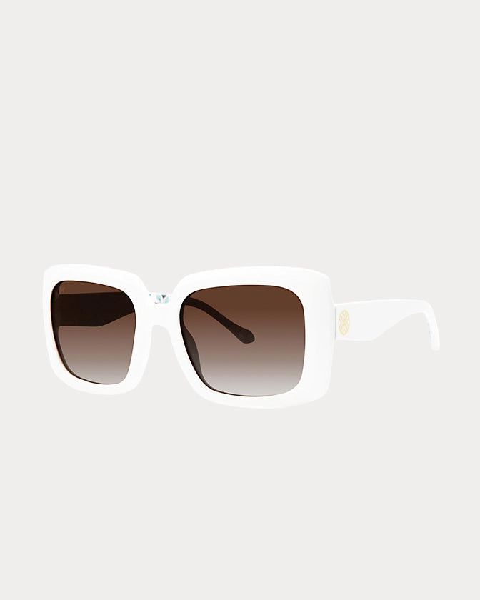 TRITON REEF BRE AQUA WHITE-BEST FRONDS FOREVER SUNGLASSES