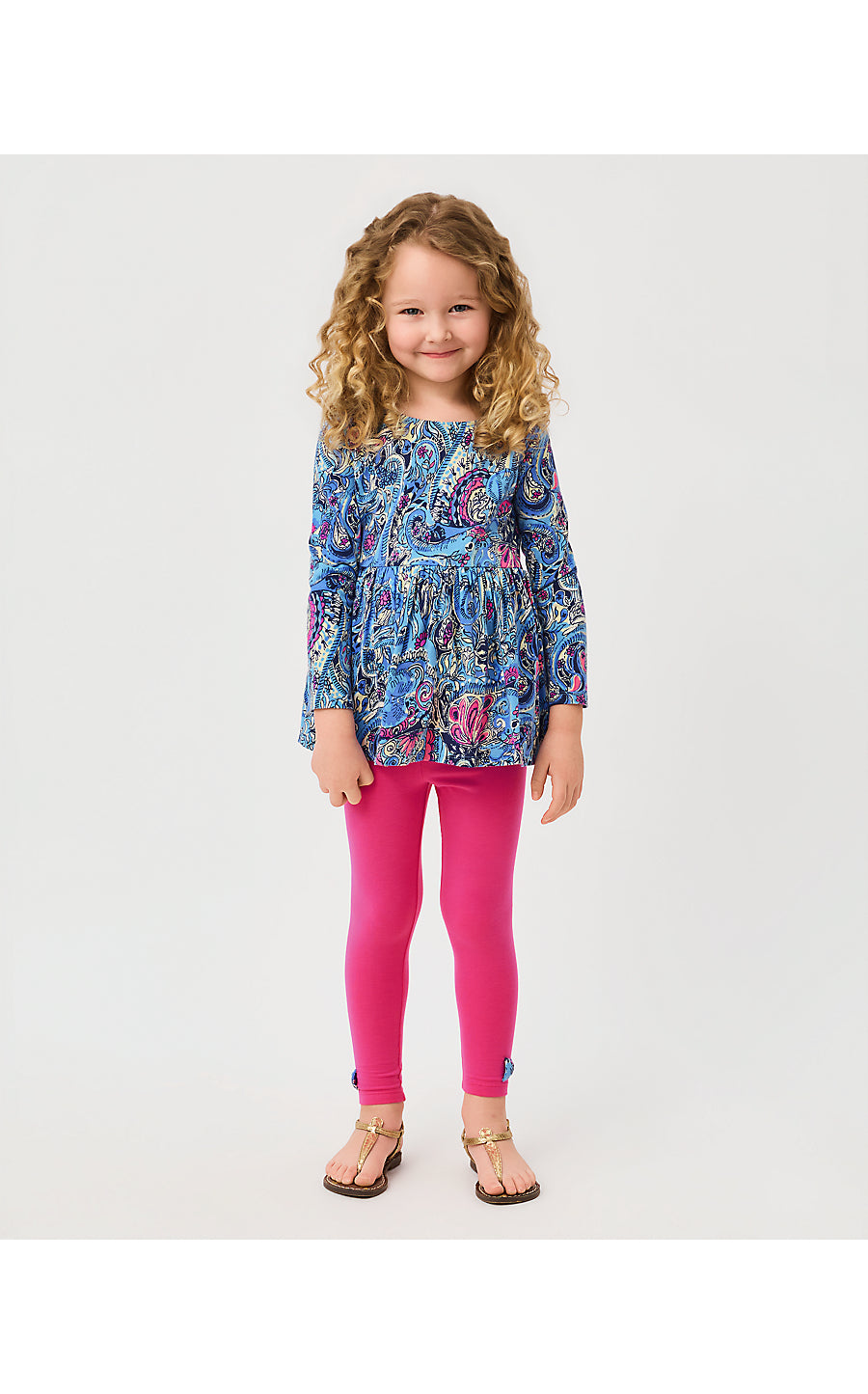 ADELLA TUNIC & LEGGING SET - MULTI - PAISLEY PARADE
