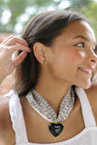 Cross Studs Pearl Earring