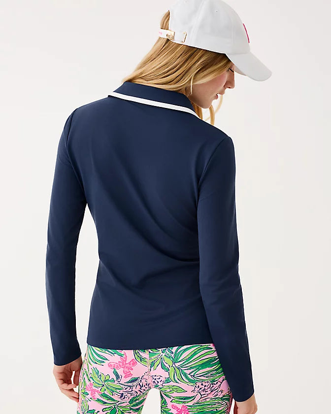 FRIDA HALF ZIP LONG SLEEV - LOW TIDE NAVY