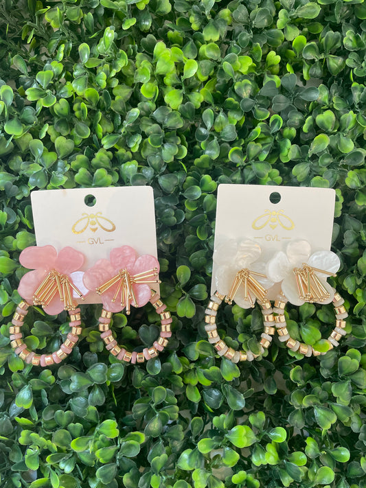 CAMELLIA EARRINGS