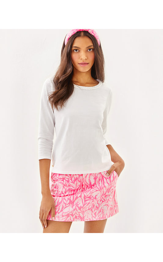 COLETTE KNIT SKORT - ROUSSEAU PINK - TULIP TO TANGO