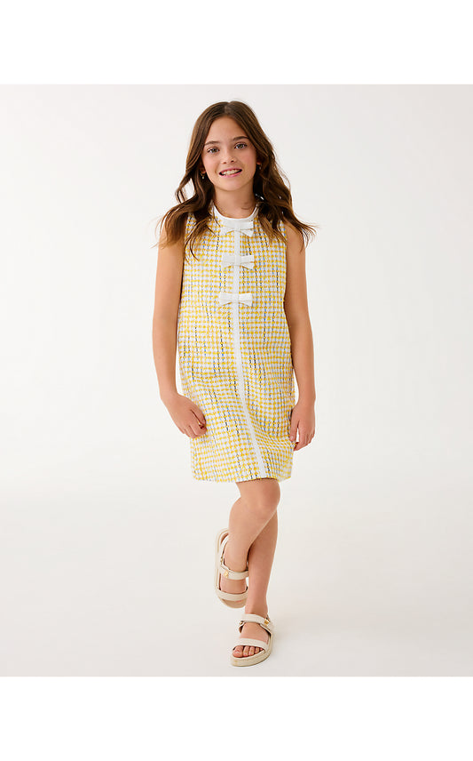 MINI ARIA SHIFT - LIMONCELLO - SPACEDYE STRIPE BOUCLE