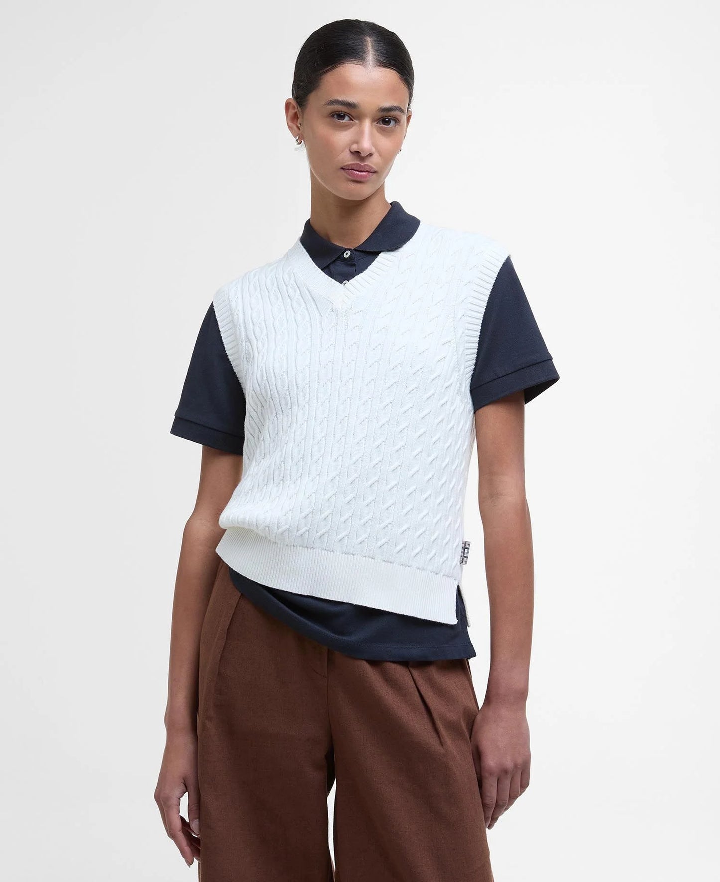 HARTLAND KNITTED JUMPER - CLOUD