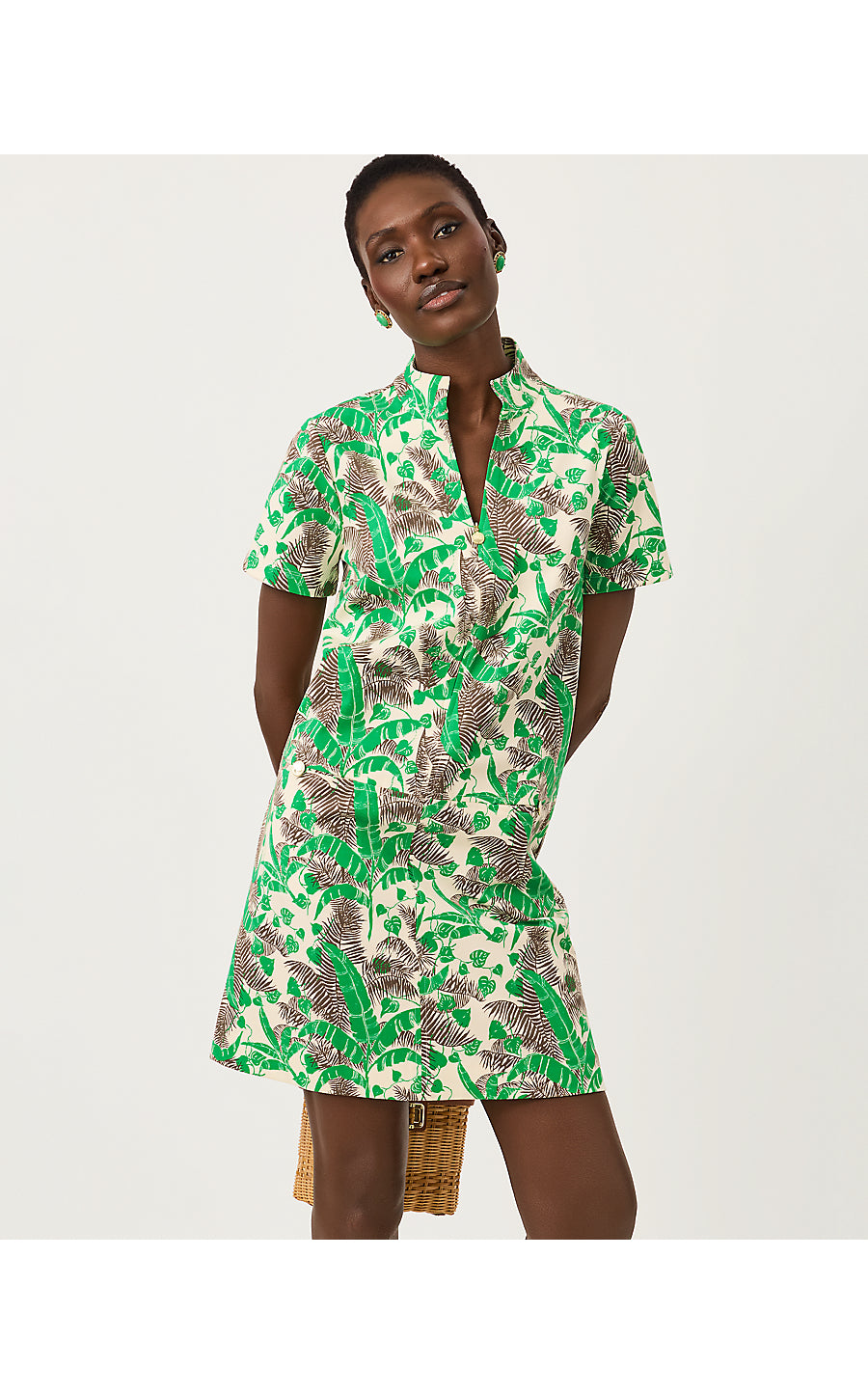 SHORT SLEEVE ROSEE DRESS - VANILLA SPICE - HIDE AND LEAF
