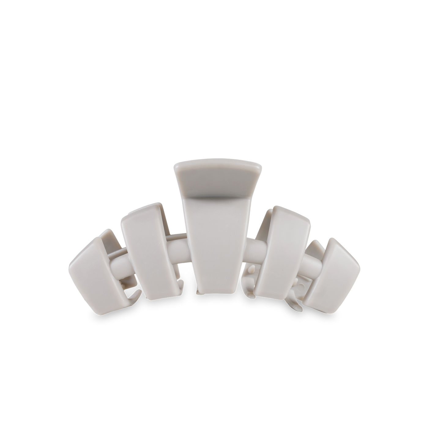 TELETIES - Classic Hair Clip | Tiny | Silver Flames