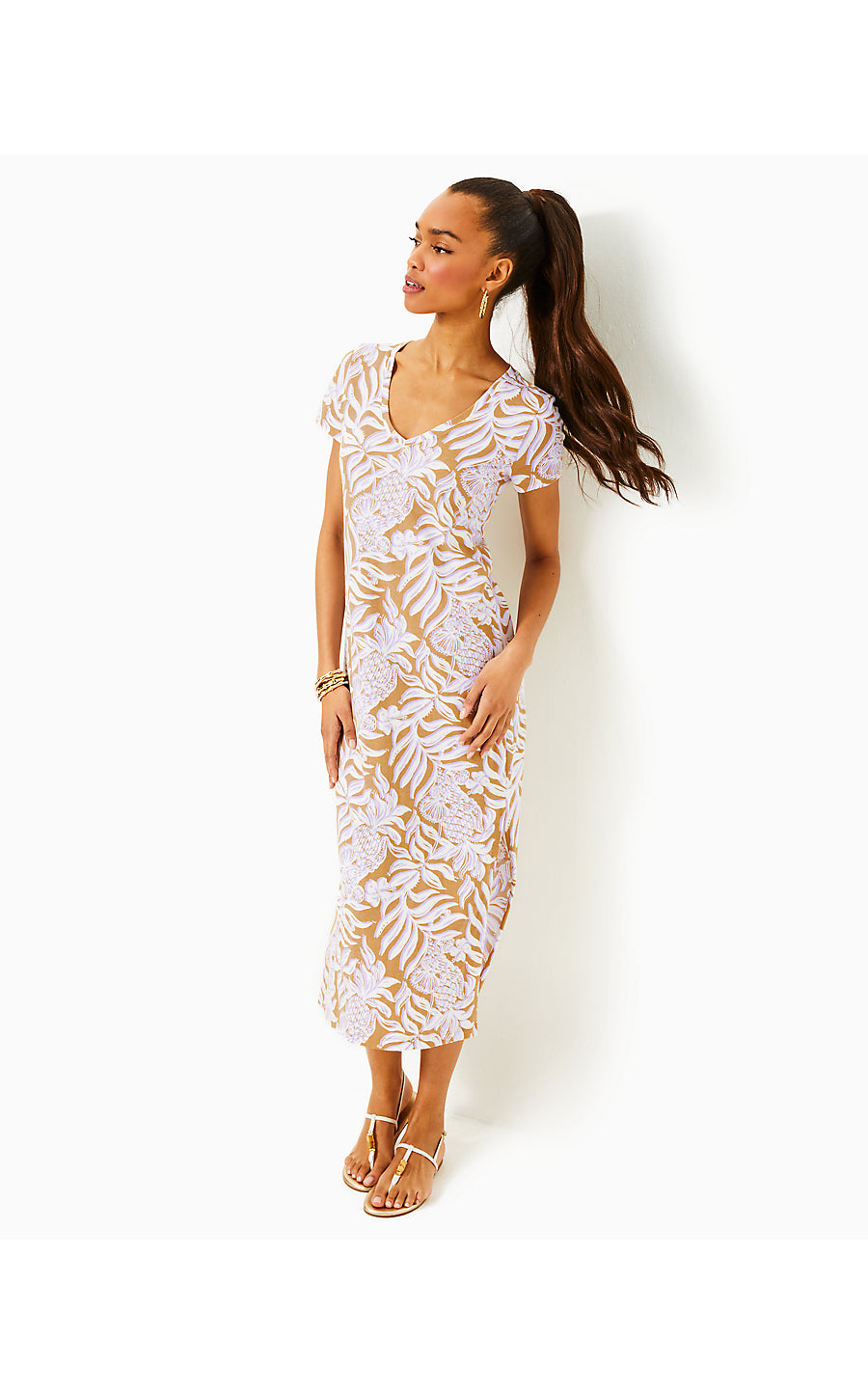 ETTA MAXI DRESS - RATTAN - BON VIVANTS