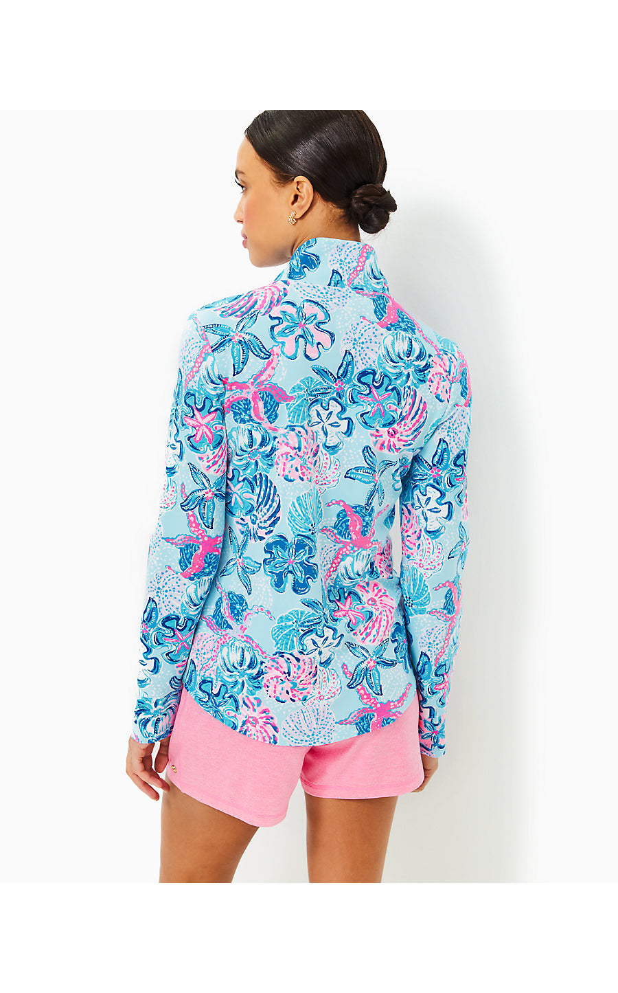 LEONA UPF 50+ ZIP-UP - MULTI - BAHAMAS BEACHCOMBER