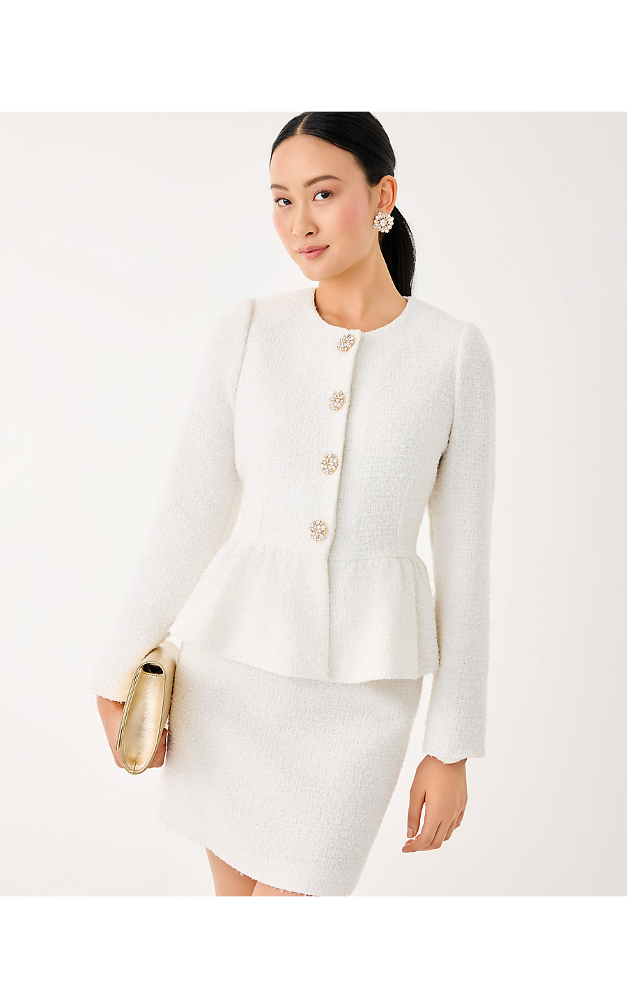 ARAYA BOUCLE JACKET-COCONUT-CHIC CHICK BOUCLE