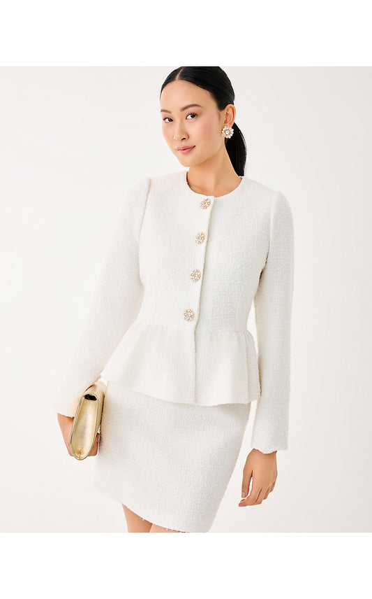 ARAYA BOUCLE JACKET-COCONUT-CHIC CHICK BOUCLE