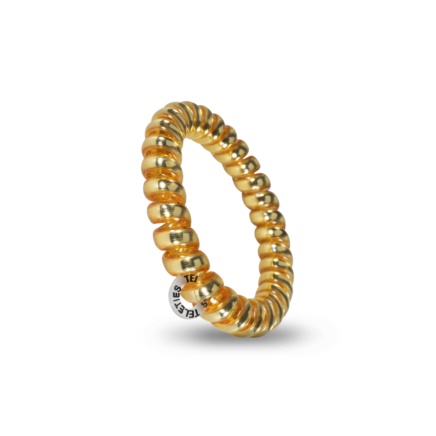 TELETIES - Spiral Hair Coils | Large | Sunset Gold Hair Ties