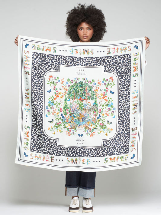 FOULAR SILK MAKE A WISH SEDA