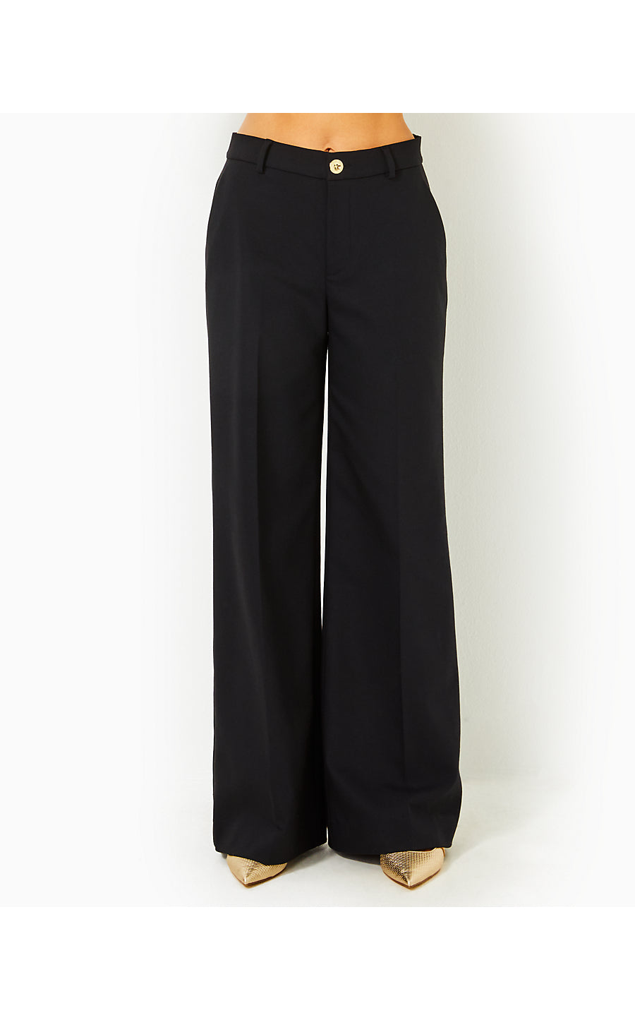 COLLETTI HIGH RISE TROUSER - NOIR