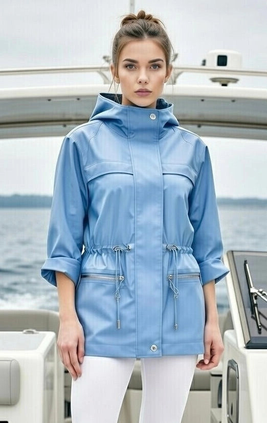 Kasia Rain Jacket - French Blue