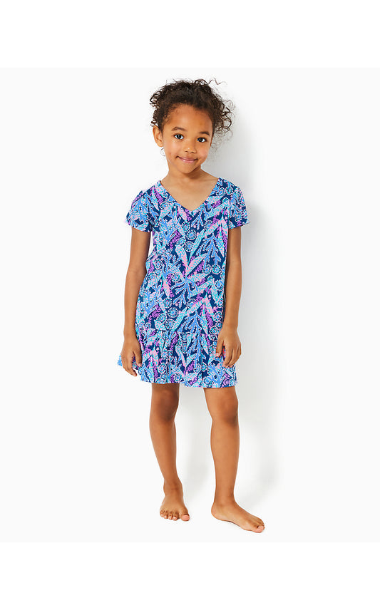 MINI CAMILLA SHORT SLEEVE-BARTON BLUE-STAR GAZING