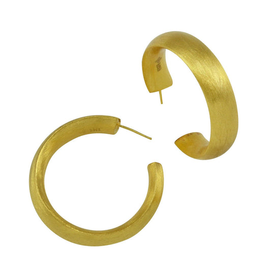 Betty Carré - KALINE HOOP EARRINGS: Gold