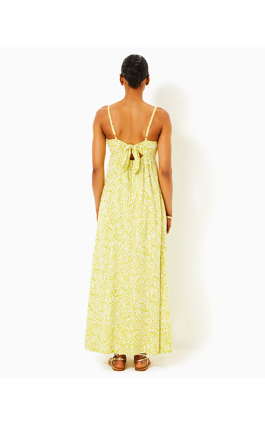 BERNADETTA MAXI DRESS - JARDIN GREEN - ZEE BEBE