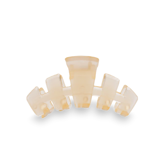 CLASSIC ALMOND BEIGE TINY CLAW HAIR CLIP