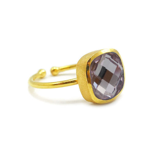 ASHA RING -  Light Rose