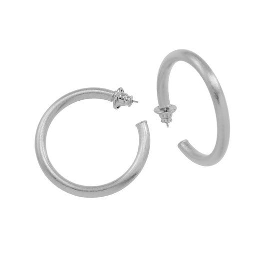 Betty Carré - LUCY HOOP EARRINGS: Silver