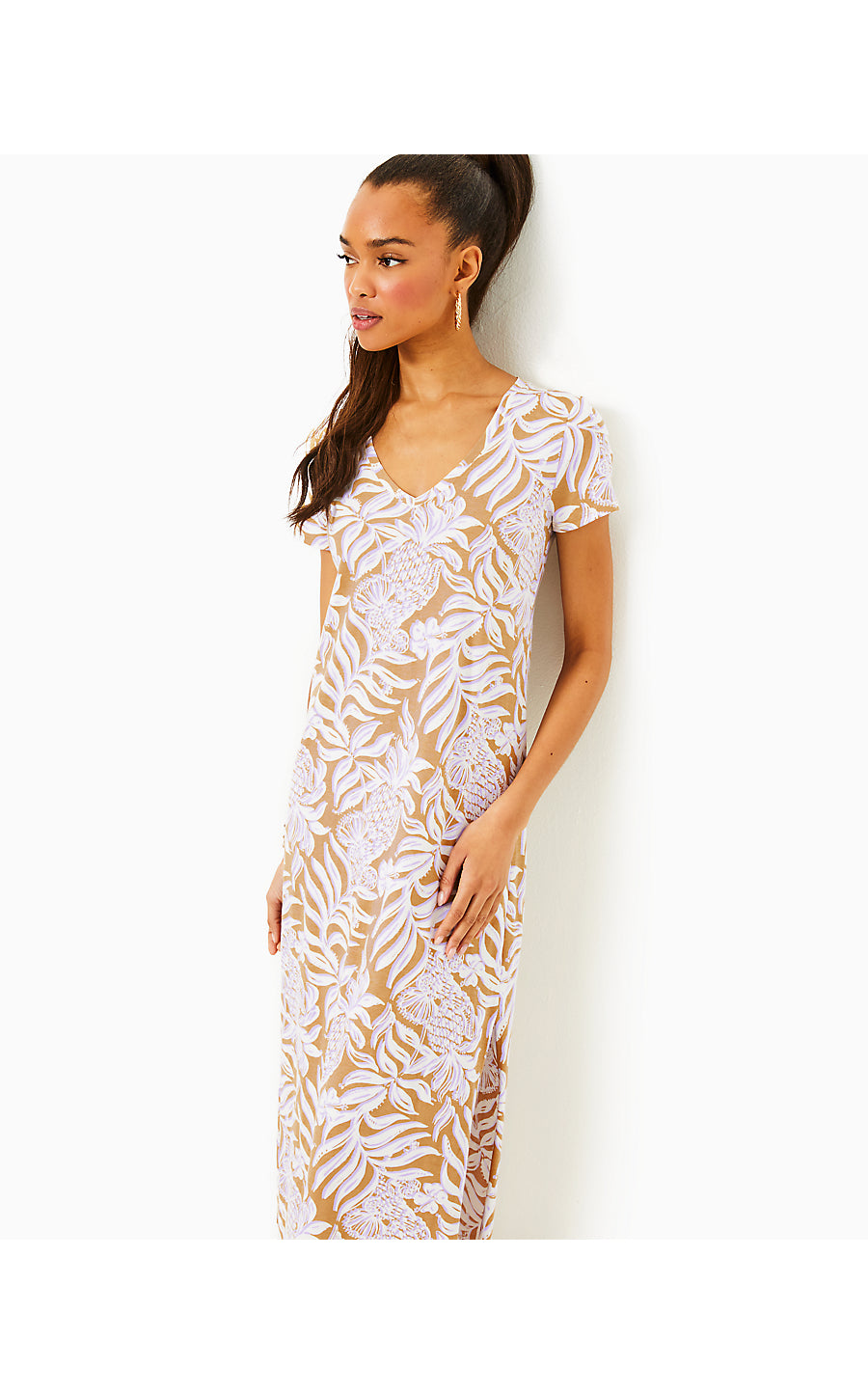 ETTA MAXI DRESS - RATTAN - BON VIVANTS