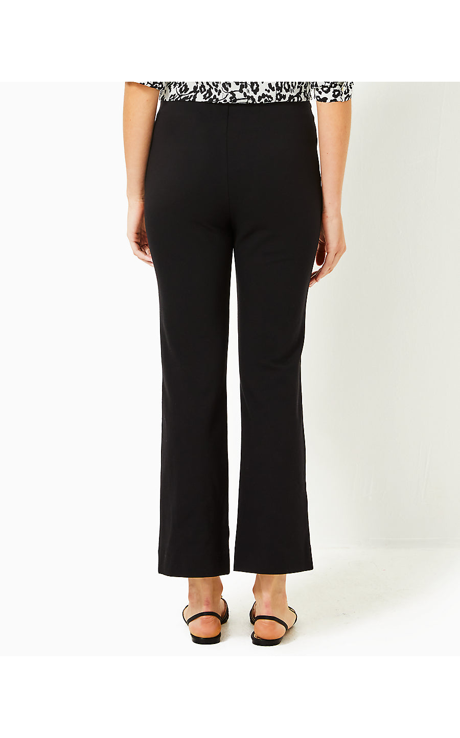 CHRISTABEL PONTE CROP FLARE - NOIR